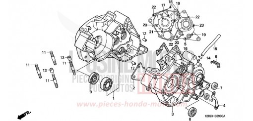 CARTER MOTEUR NSR125R1 de 2001